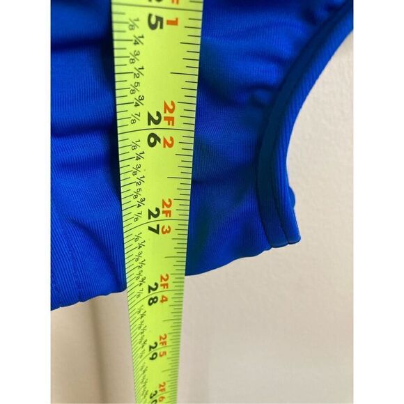 Lands’ End Womens 12 One Piece Swimwear Blue Swim - Picture 2 of 6